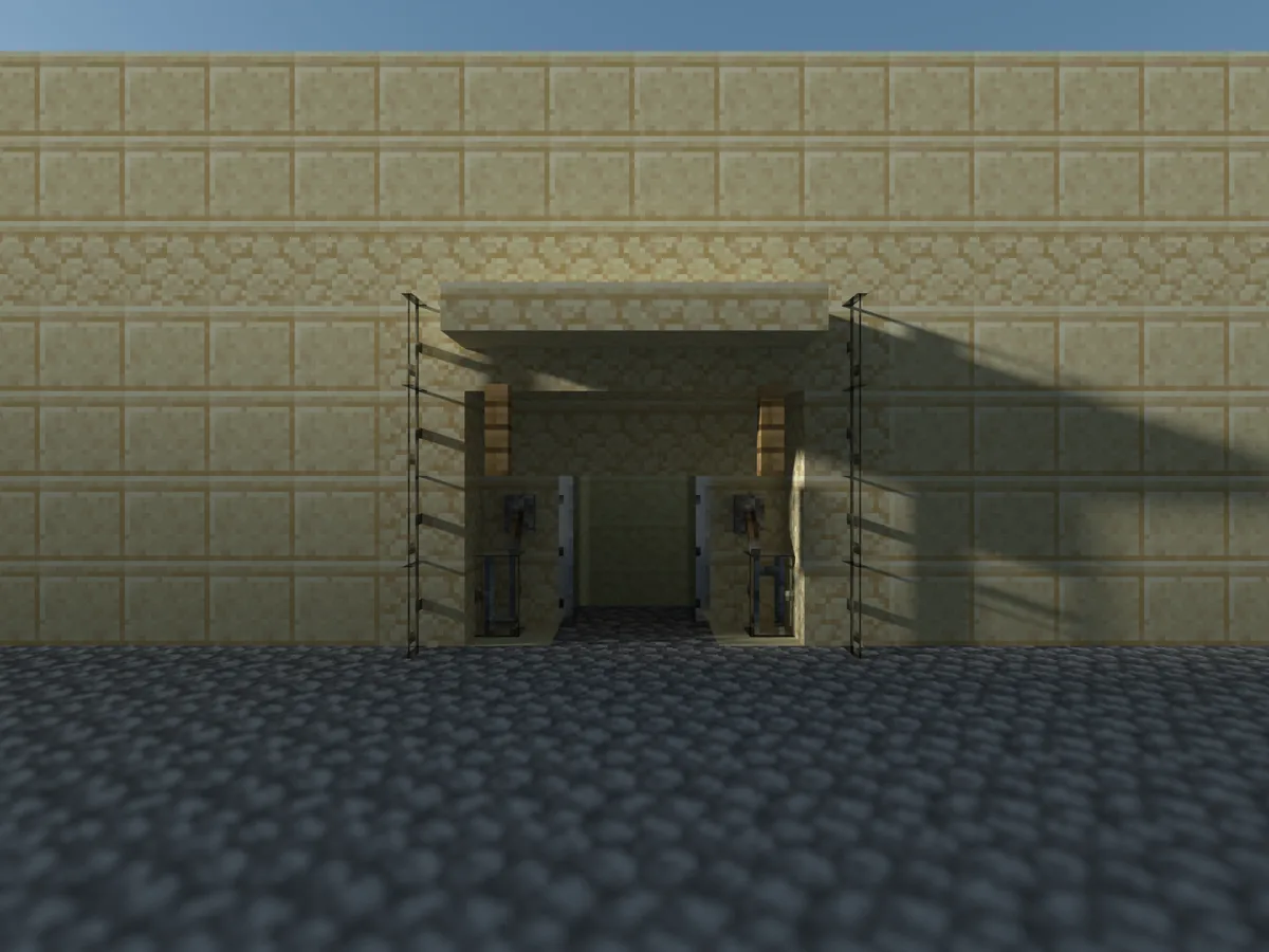 A view of the Bohemian Grove Minecraft world, captured May 1, 2024.